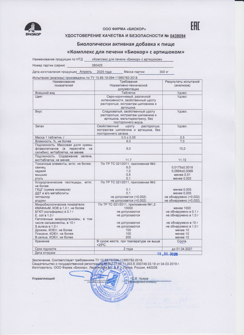 Паспорт №042025